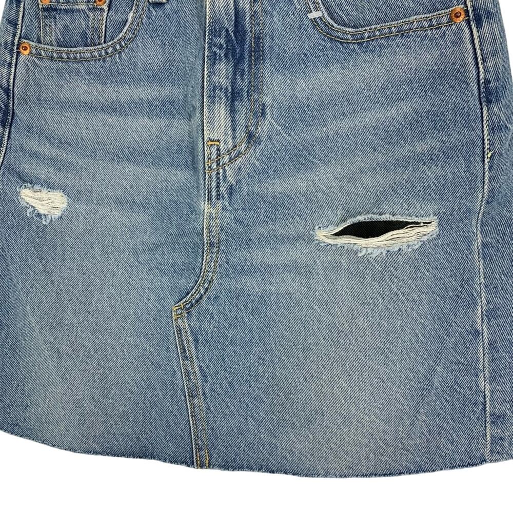 Levi’s High Rise Deconstructed‎ Skirt Size 00/24 - Picture 3 of 8